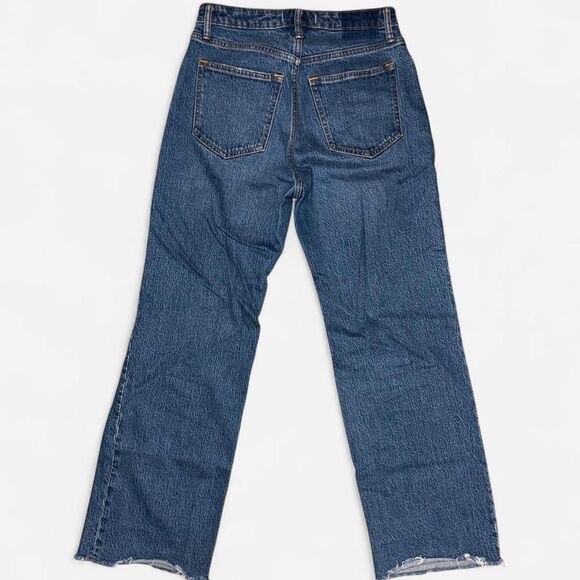 Abercrombie & Fitch 90s Relaxed High-Rise Wide-Leg Medium-Wash Blue Jeans - Picture 8 of 8